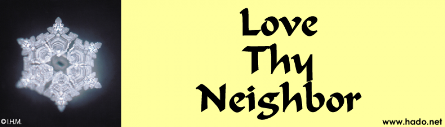 Love Thy Neighbor - sticker