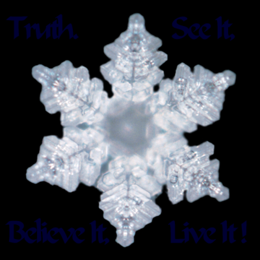 Truth, See It, Believe It, Live It! - clear decal