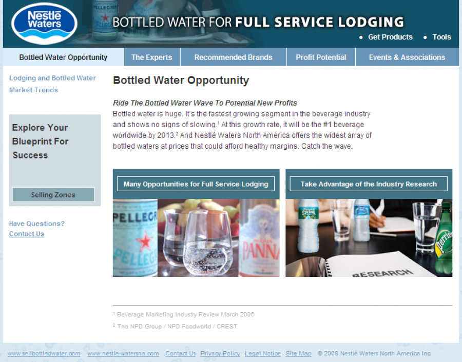 Byte Interactive/Story Worldwide, Nestlè Waters North America – sample page 14