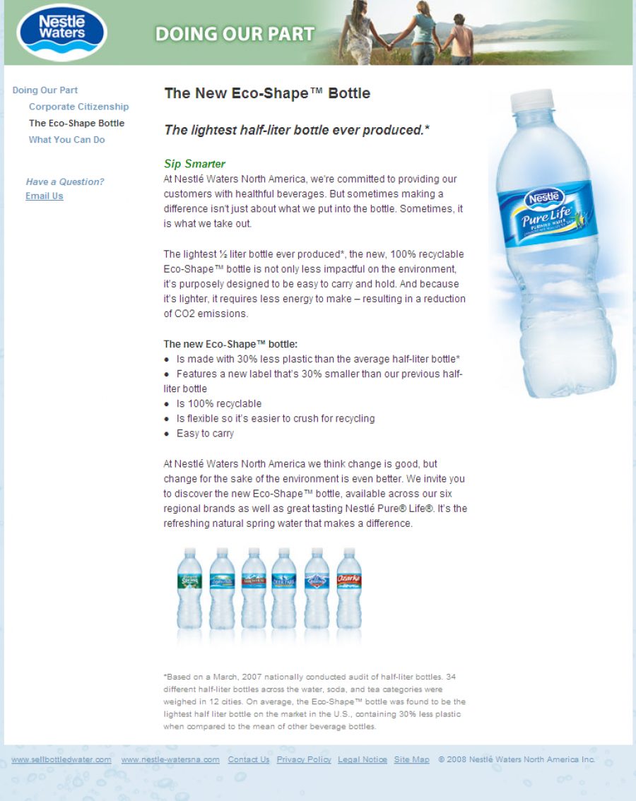 Byte Interactive/Story Worldwide, Nestlè Waters North America – sample page 12