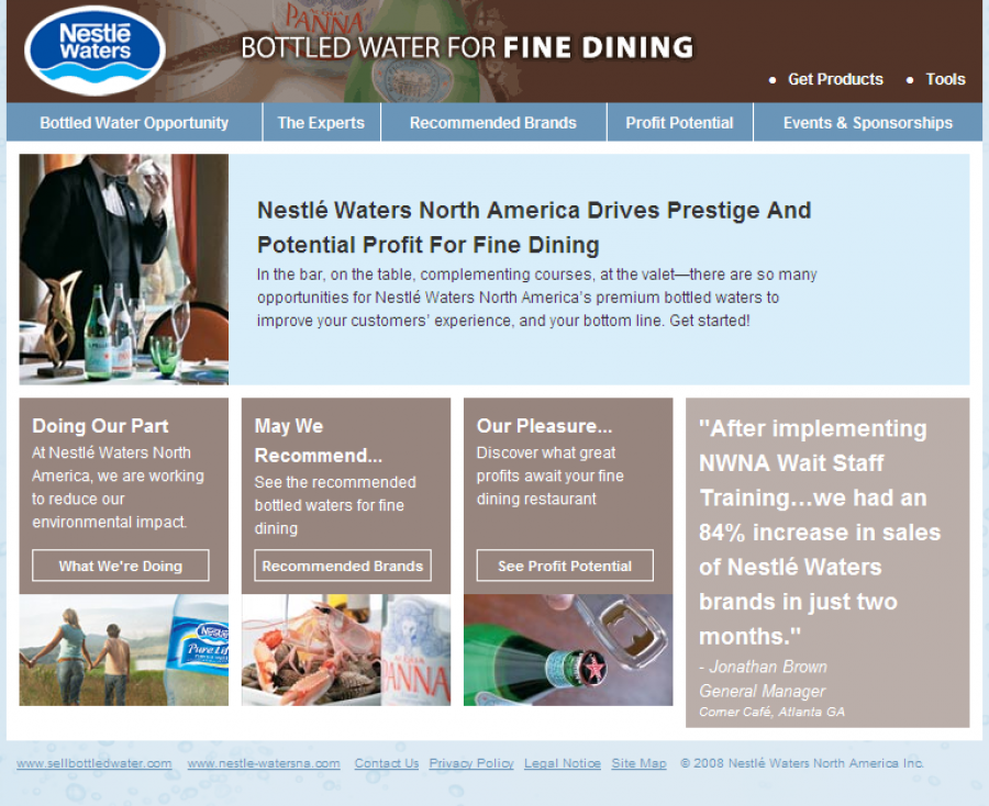 Byte Interactive/Story Worldwide, Nestlè Waters North America – sample page 5