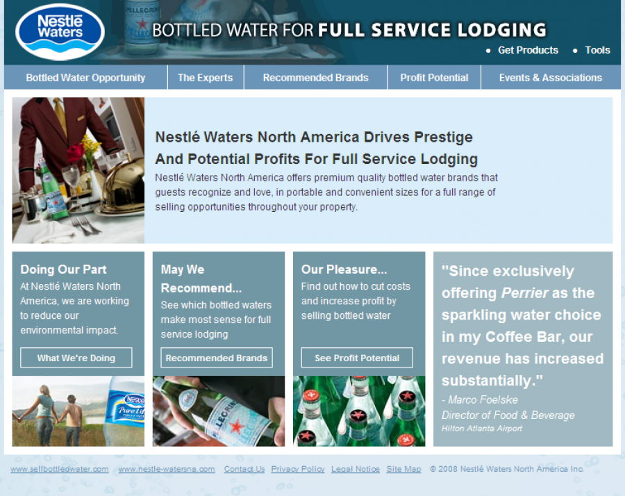 Byte Interactive/Story Worldwide, Nestlè Waters North America – sample page 3